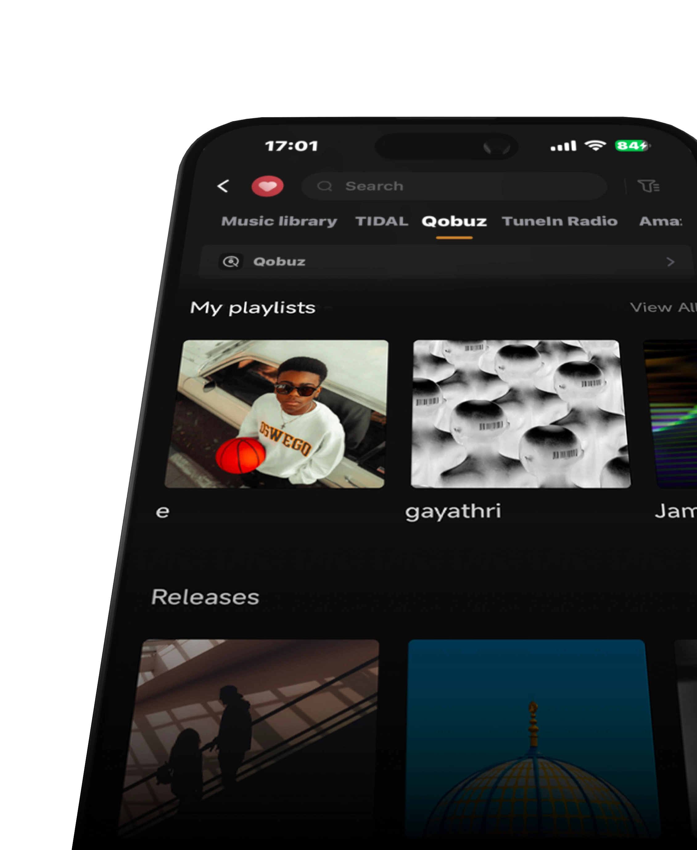 Přehled podporovaných streamovacích služeb EverSolo DMP-A6 Gen2 Master Edition — TIDAL, Qobuz, Roon, Airplay a další