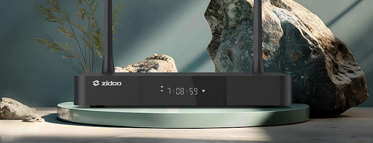 ZIDOO Z9X 8K — pohled na multimediální přehrávač zepředu
