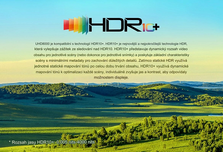 ZIDOO UHD8000 — celkový pohled na přehrávač