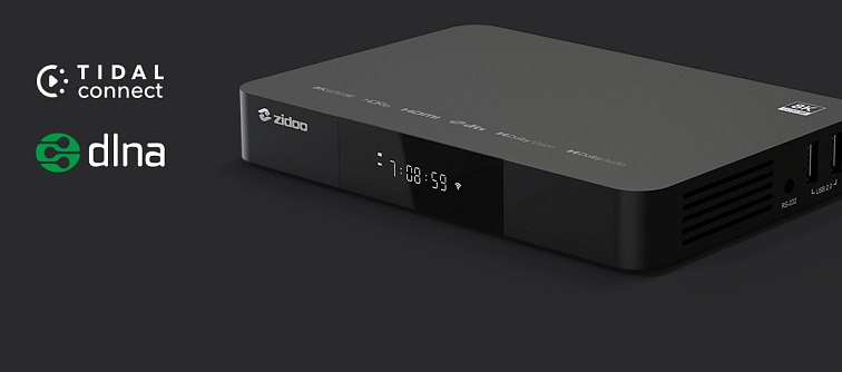 ZIDOO Z9X 8K — bezdrátové streamování hudby