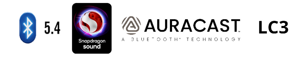 Loga Snapdragon Sound a Bluetooth na zesilovači ARCAM A25+