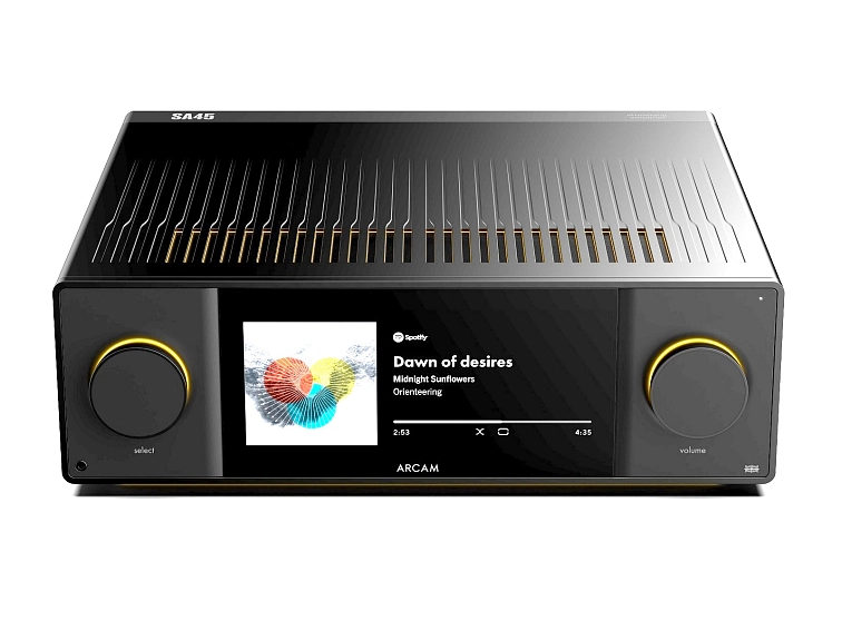 ARCAM SA45 displej a ovládání