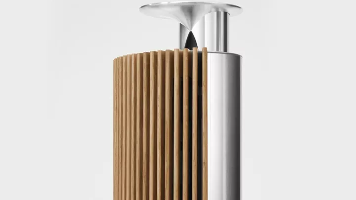 Schéma šíření výšek technologií Acoustic Lens Technology u reproduktoru Beolab 18
