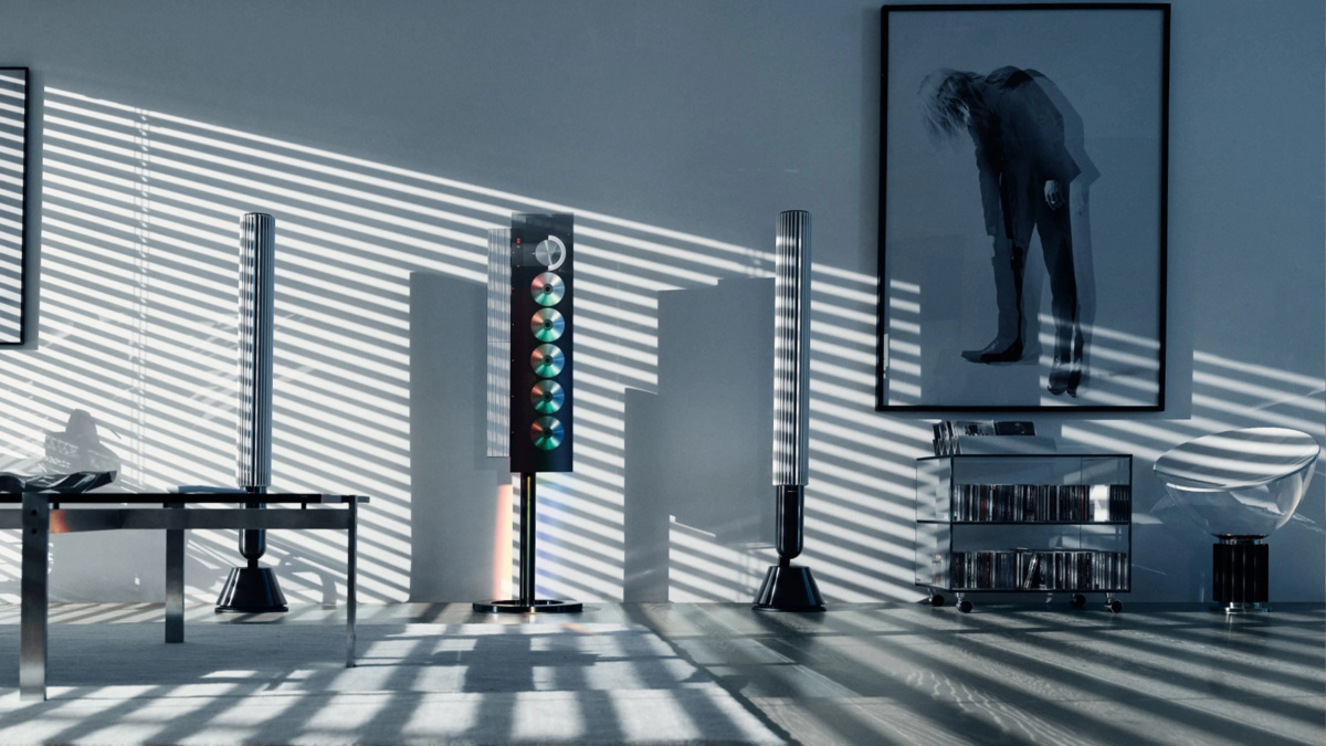 Lifestyle scéna Beosystem 9000c v designovém interiéru