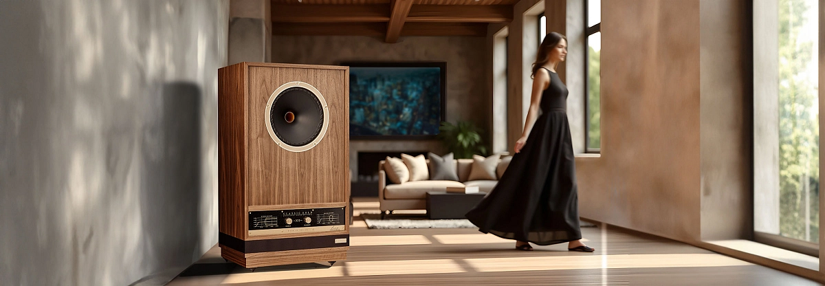 Fyne Audio Vintage Classic Gold XII SP v reprezentativním interiéru