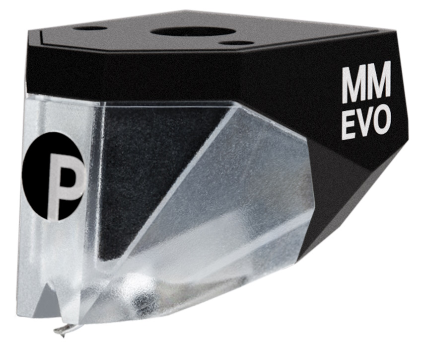 Detail eliptického hrotu a těla přenosky Pro-Ject Pick It MM EVO