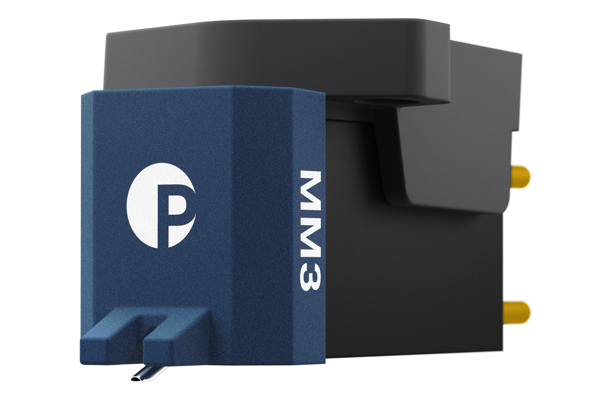 Pro-Ject Pick It MM 3 &ndash; detail těla přenosky z tlumeného ABS s pozlacenými vývody