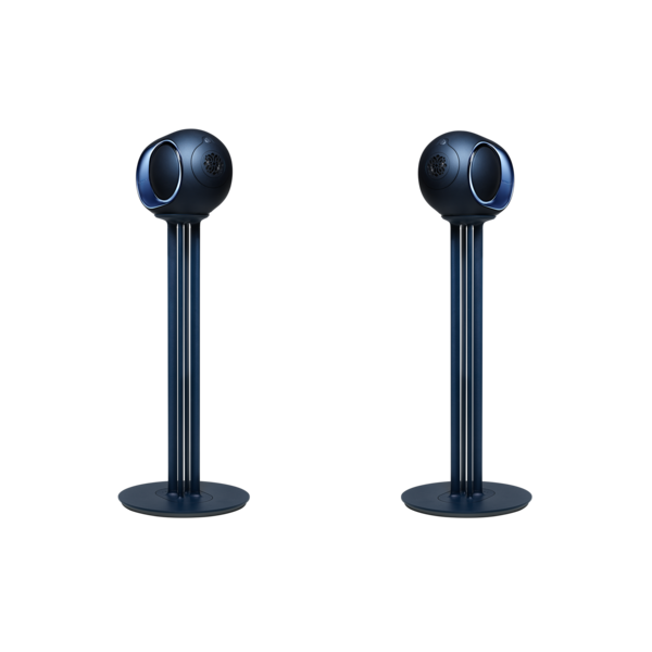 Reproduktory Devialet Phantom Ultimate Pulse Blue na stojanech Tree