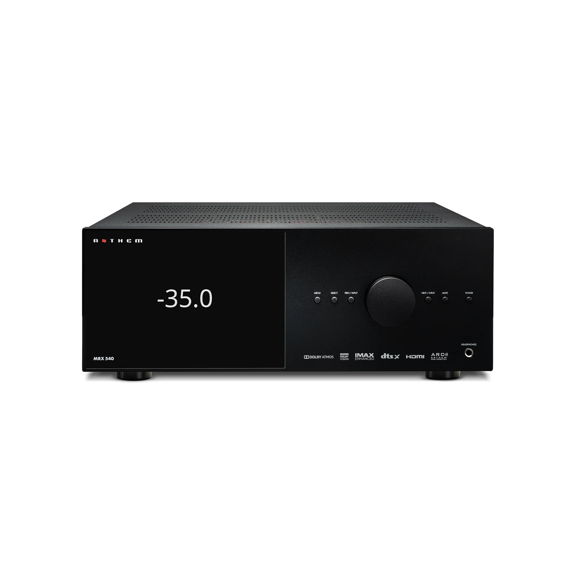 Anthem MRX 540 8K zepředu &mdash; vstupní model řady MRX