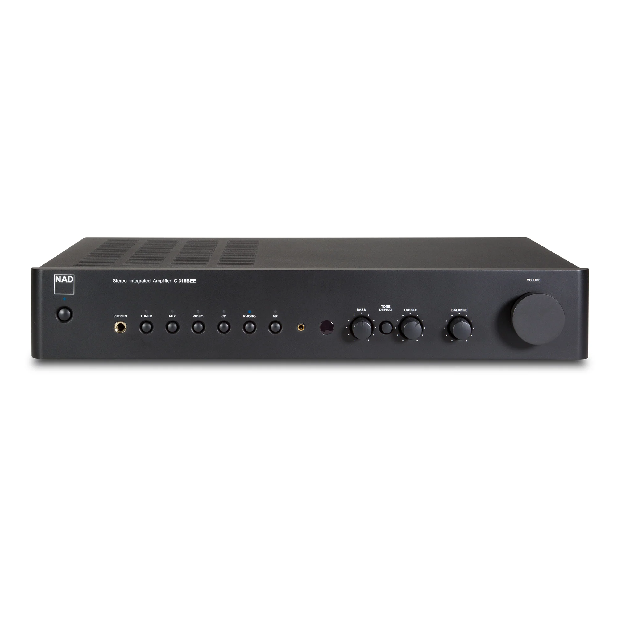 NAD C 316 BEE V2 — čelní panel