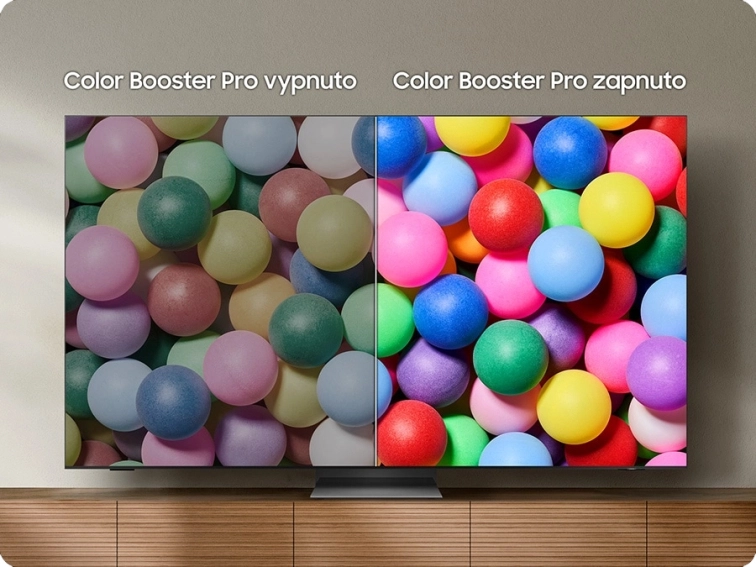 Schéma funkce Quantum HDR+ na televizoru Samsung QE85Q8F s adaptivním kontrastem