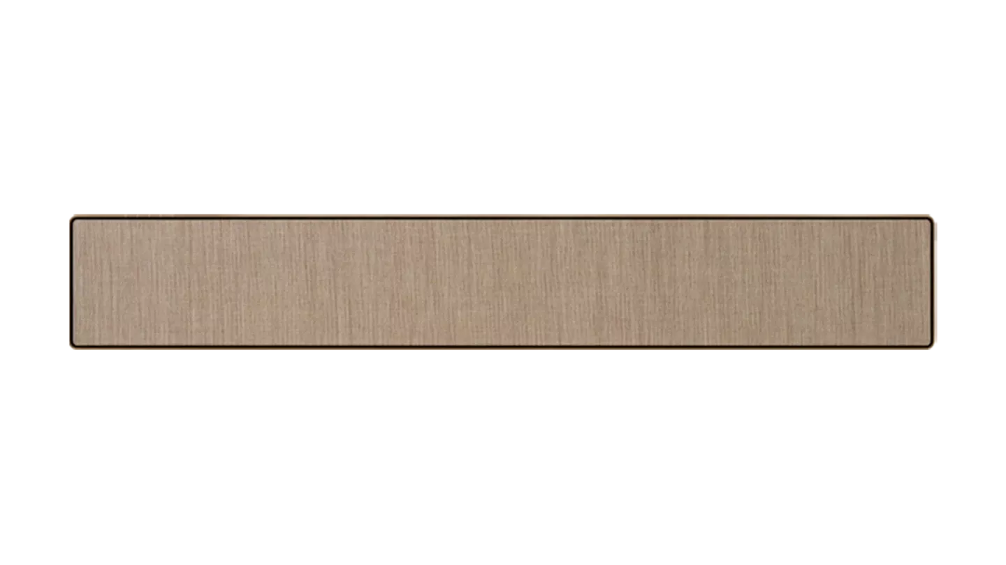 Soundbar Beosound Stage v kouřovém dubu v designovém obývacím pokoji