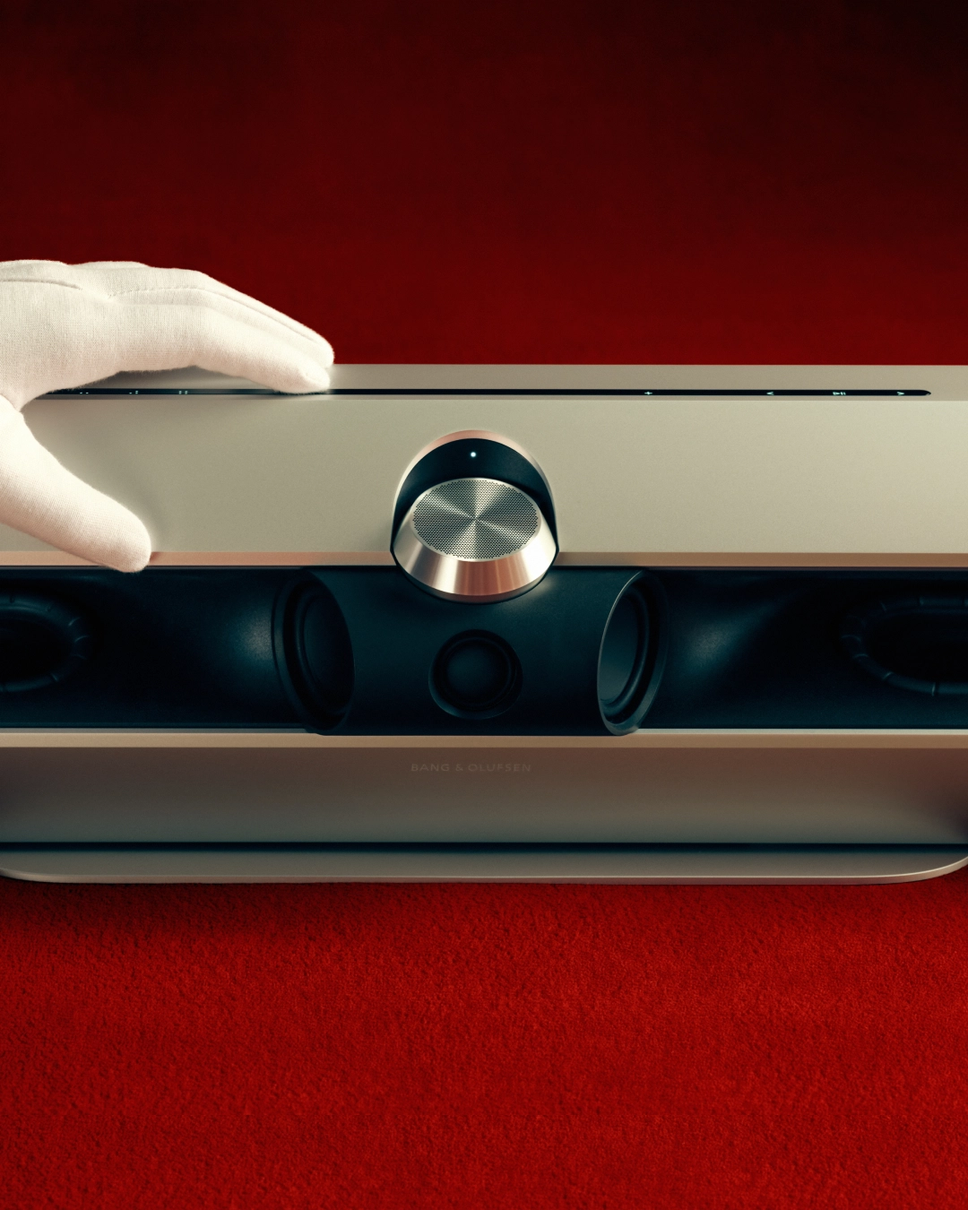 Vizualizace technologie Wide Stage Technology u Beosound Premiere